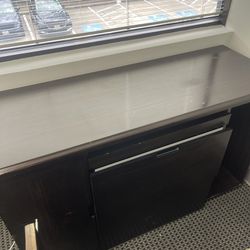 Printer Table With Storage 