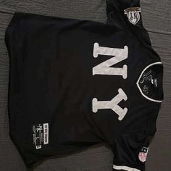 Yankees Jersey With Multiple Patches Size Large 
