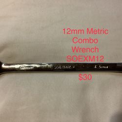 12mm Metric Flank Drive Plus Combination Wrench SOEXM12