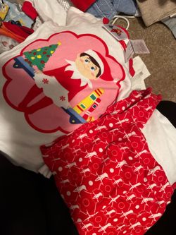 Elf in the shelf Christmas pjs set 3t girls
