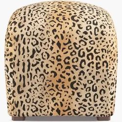 Leopard Ottomans 2- For Sale
