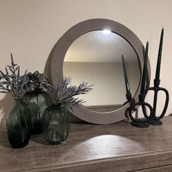 A set of vases And Candles