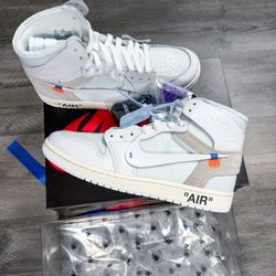 Jordan 1 “Virgil Abloh” Alaska  Size 10    $120