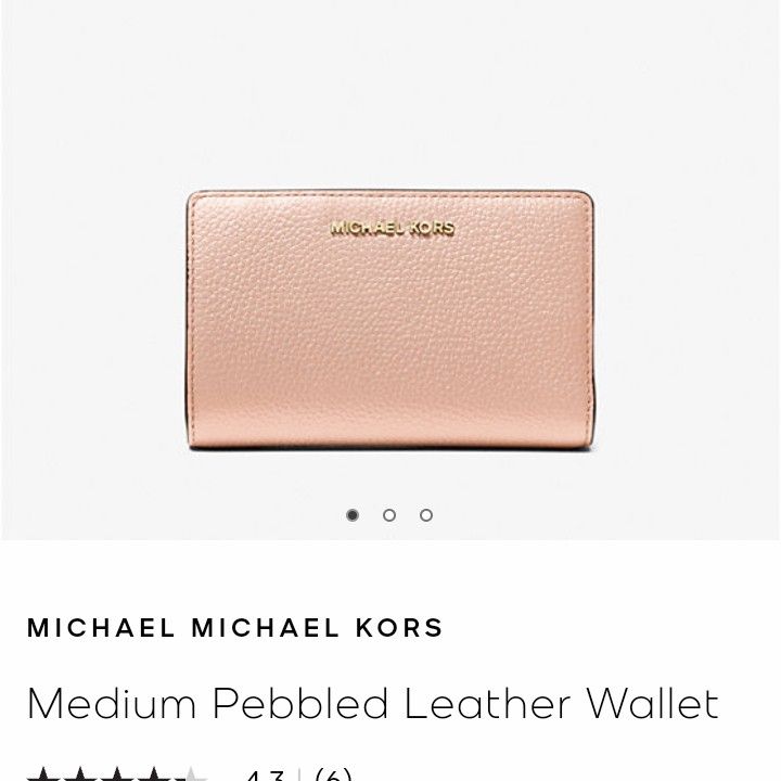 Michael Kors Pebbled Leather Wallet