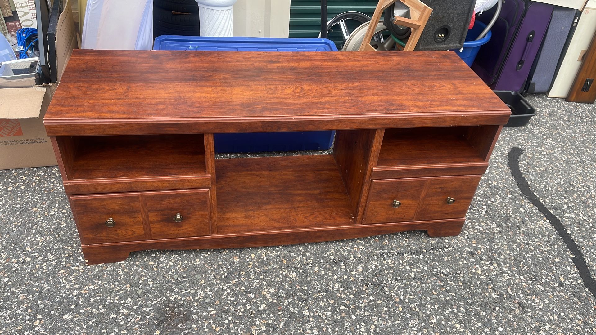 Tv Stand With Fire Kit 