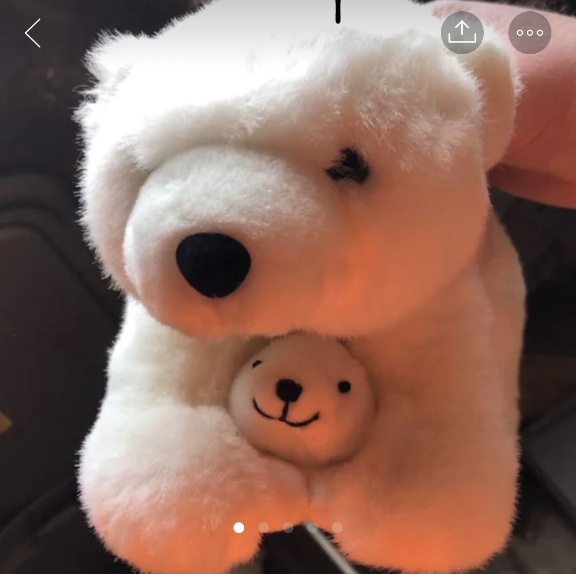 Polar bear stuffed animal