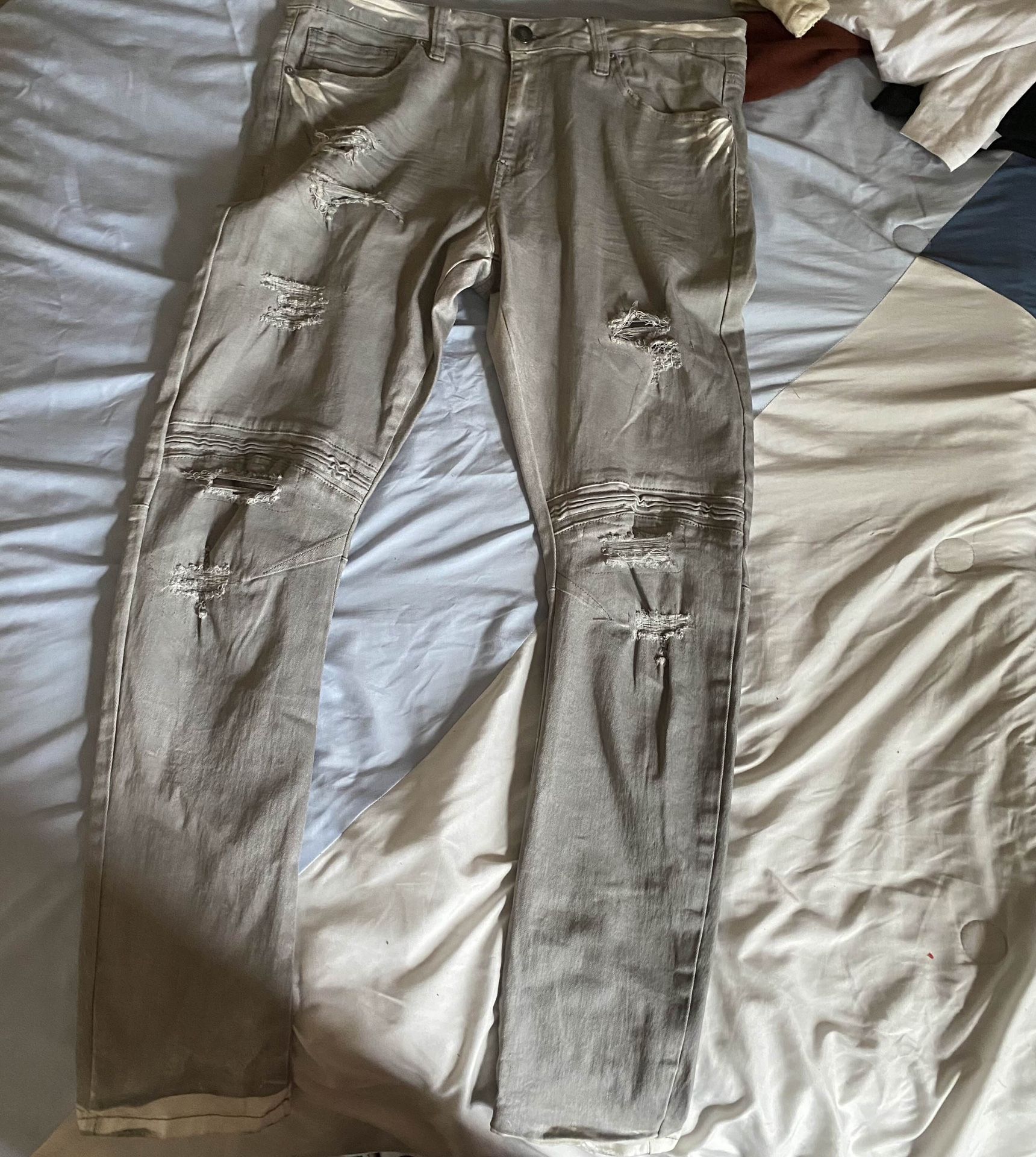 Size 34 Grey Jeans
