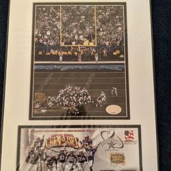 Super Bowl XXXVIII Champion New England Patriots Cancelled U.S. Postage Stamp 02/01/2004 Houston, TX