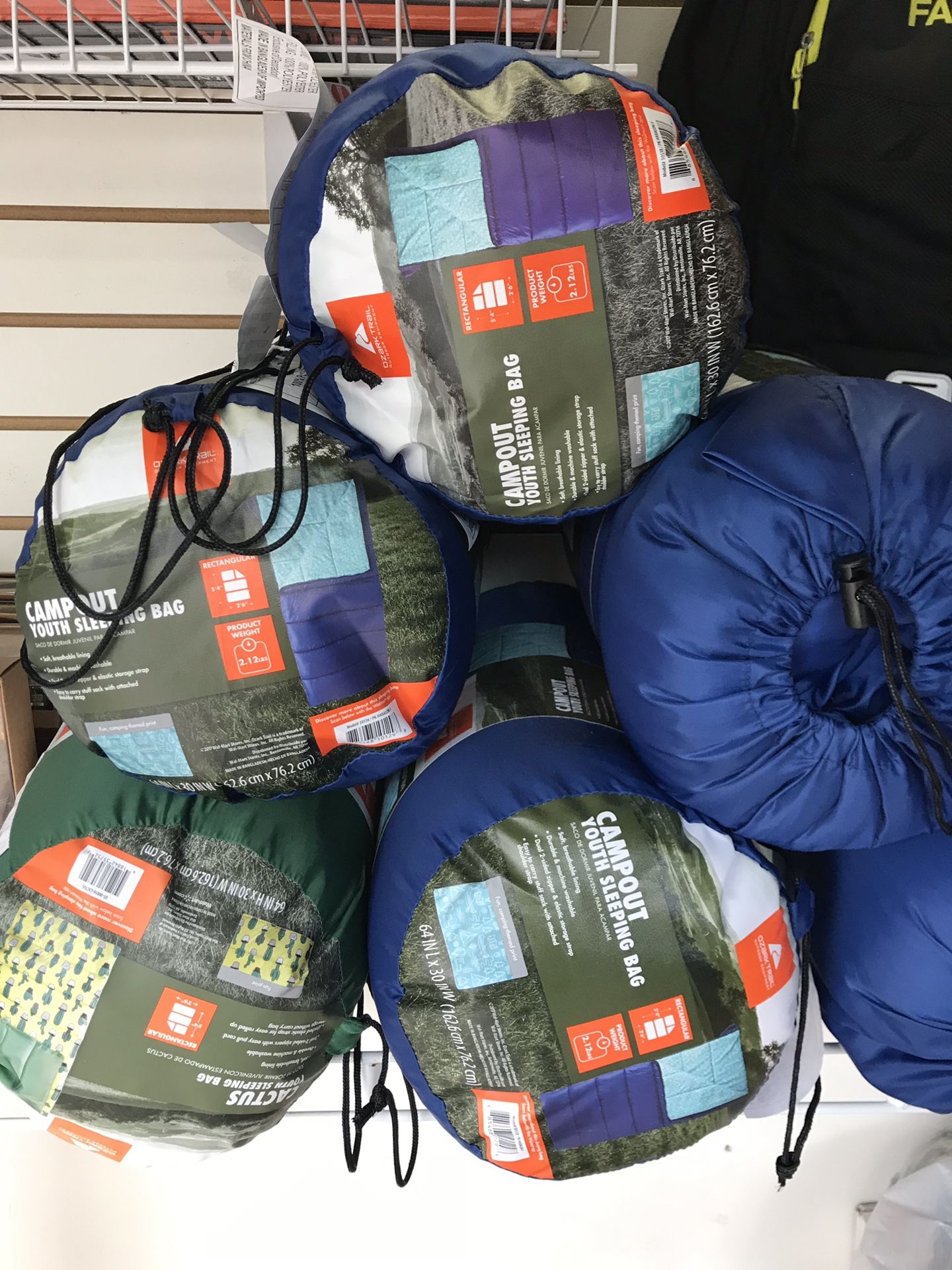 Youth Kids Sleeping Bags 2 for $18