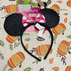 1109. New Minnie Mouse Headband Ears For A Child  $5.00