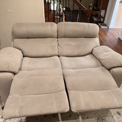 Dual Power Fabric Reclining Sofa Set - Ashley furniture