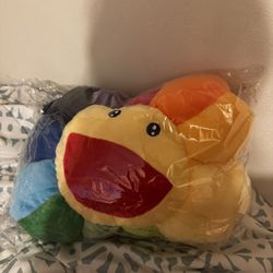 Rainbow Flower Pillow - 12”