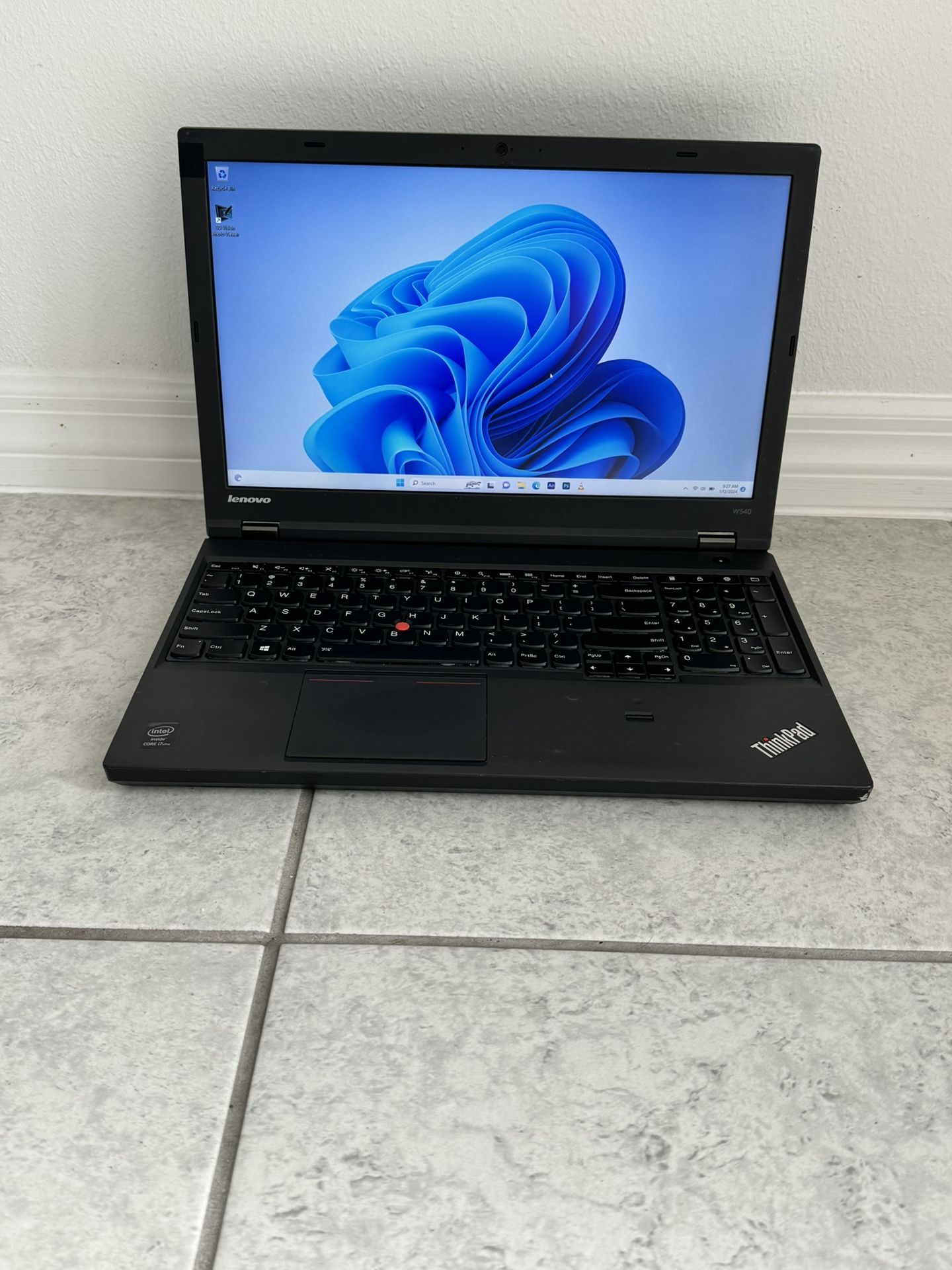 Lenovo ThinkPad W540 Mobile workstation 15.6” Intel Core i7-4800MQ 24GB RAM 512GB SSD NVIDIA Quadro K1100M Windows 11 Pro 