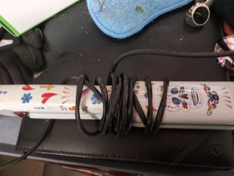 RARE lk new Bio Ionic Sugar Skull Pro Straightening Flat Iron