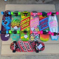 SANTA CRUZ SKATEBOARD CRUISER 125 EACH
