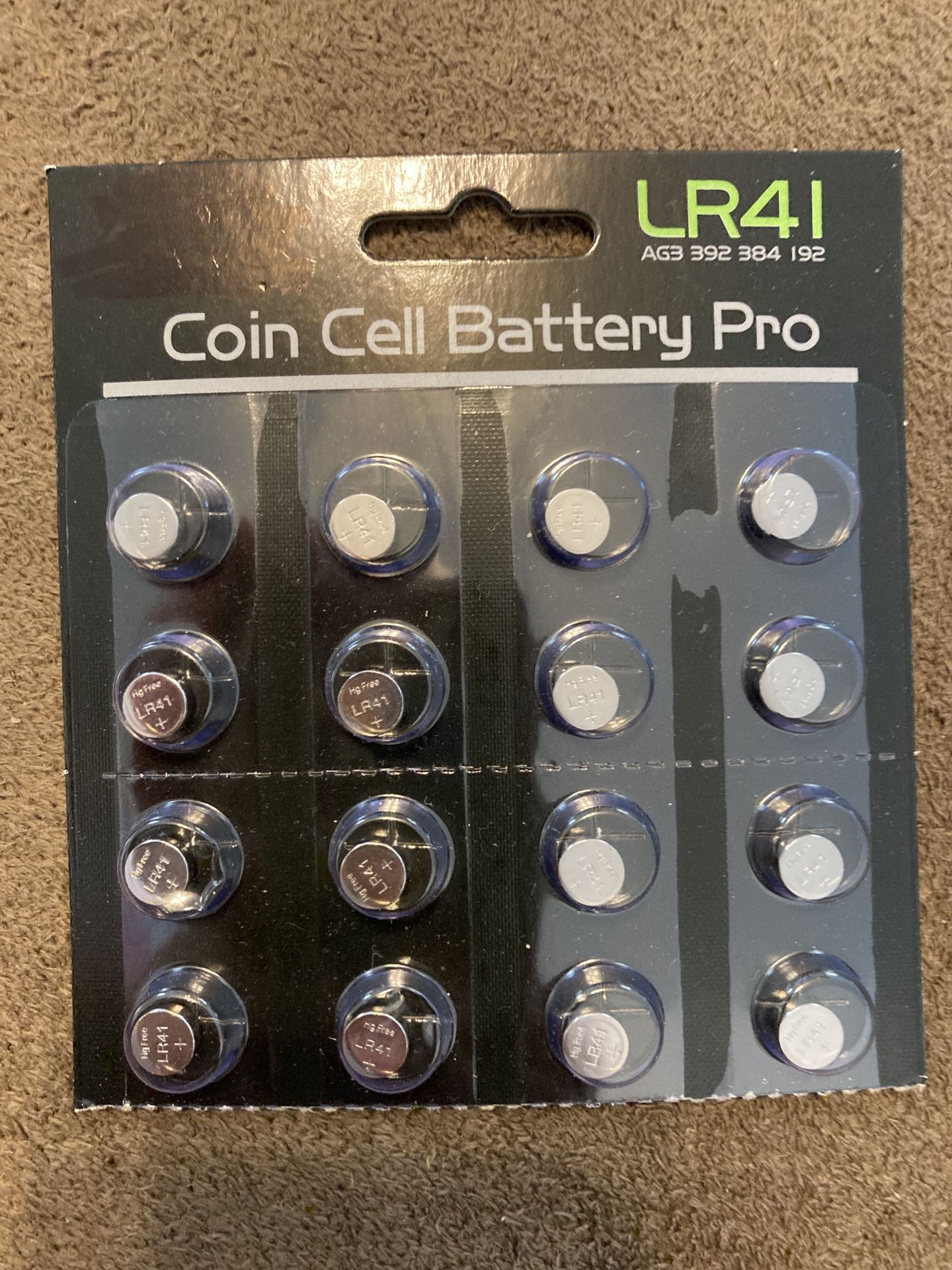Brand New LR41 Coin Cell Battery Pro