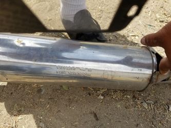 3' in 4 ' out Tip muffler bullet