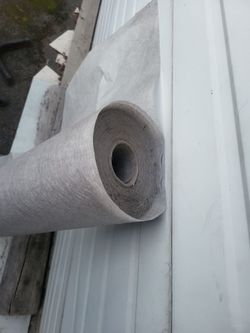 Partial Roll of House Wrap / Landscape Fabric