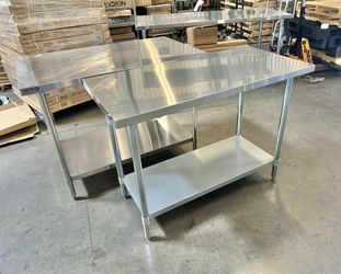 Brand New Factory Direct Sale NORDSTEEL NSF stainless Steel Work Tables Metal Shelves Racks And Sinks