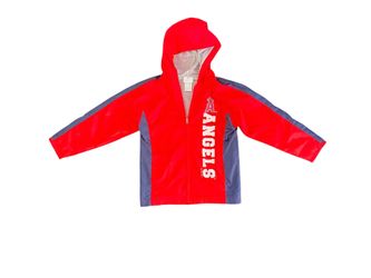 Vintage Los Angeles Angels Hooded Windbreaker Youth Large 10/12