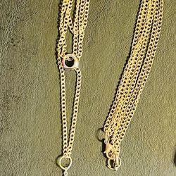 Multi strand Gold Tone Necklace 