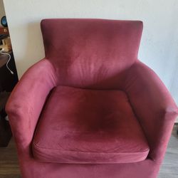 Comfy Red Living Room Chair