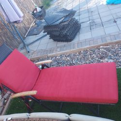 Pair POOL SIDE CHAIRS Red