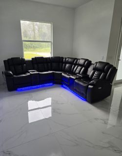 Power recliner sectional Sofa
