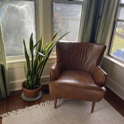 Kasala Camel Leather Chair