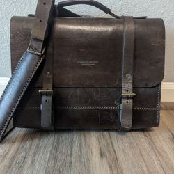Custom Leather Messenger Bag