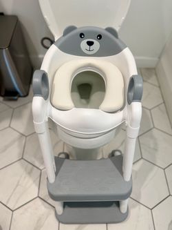 Kids Potty Training Toilet Seat with Step Stool