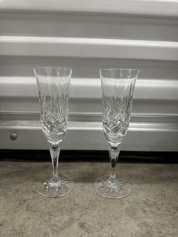 Vintage Champagne Flutes
