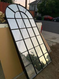 Huge standing mirror