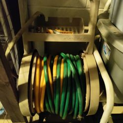 Garden Hose And Reel Cart 