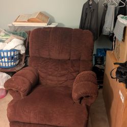 Maroon Recliner Sofa