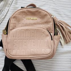 Mini Pink Steve Madden Backpack