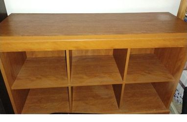 Wooden cube stand can you use for books or TV