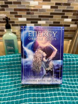 Energy Oracle Cards deck by Sandra Anne Taylor. 53-card deck and a detailed guidebook