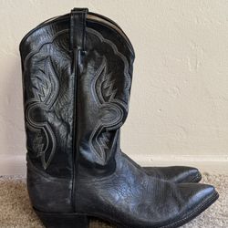 Tony Lama Black Cowboy Boots