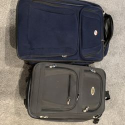 2 Suitcases (Eddie Bauer And American Tourister)