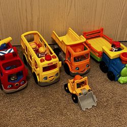 Little People. Set Cars. Musical Toys For Kids. Fisher Price.