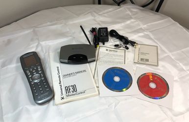 Universal Remote Control MasterControl RF30 Smart Programmable IR RF Remote Control and PowerBlaster MRF-100B RF Base Station Receiver Kit Bundle with