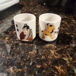 2 Kotobuki Japan Sake Tea Cups