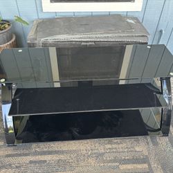 Glass TV Stand
