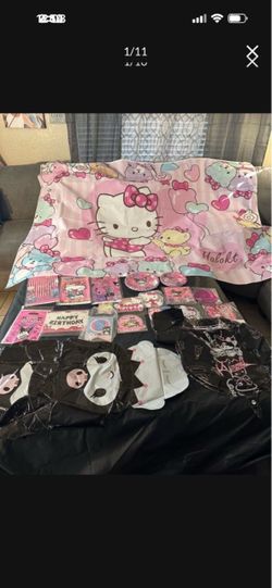 Hello Kitty, party supplies