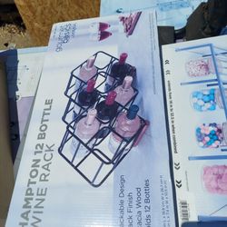 12 Bottle Wine Rack $20