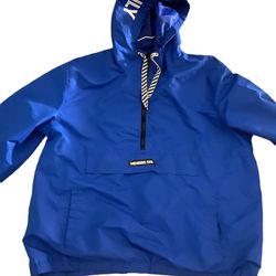 Blue Windbreaker Jacket
