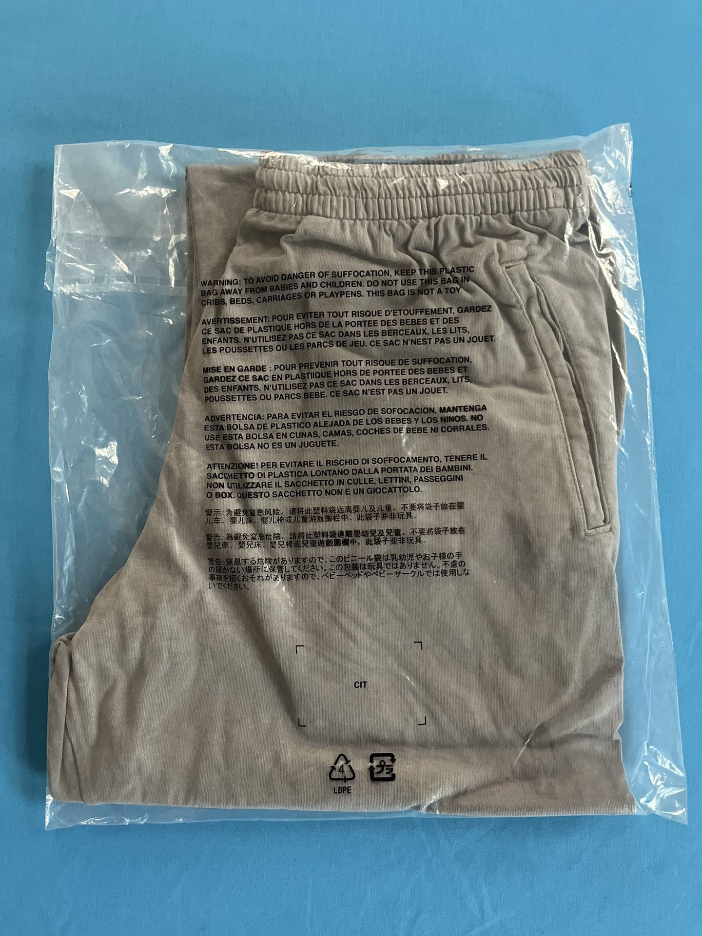 Yeezy Poetic Grey Sweatpants