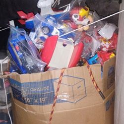 Tengo Toda Esta Caja De Juguetes De Paw Patrol