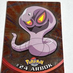 Arbok #24 Holo Topps 
